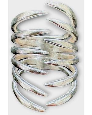 Aki Roc Jewelry The Hug Statement Ring - Metallic