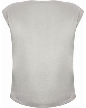 DAR ANN STUDIO Ocean Top - Gray