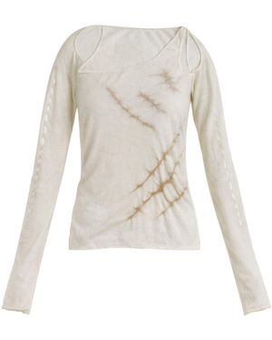 RUIBUILT Thorn Intarsia Long-Sleeve T-Shirt - Natural