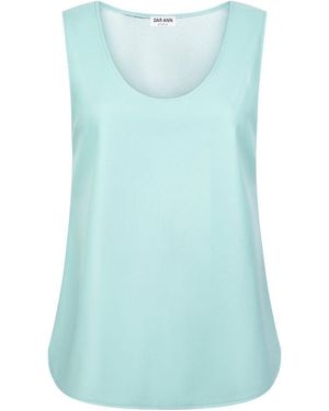 DAR ANN STUDIO Mint Pulse Top - Blue