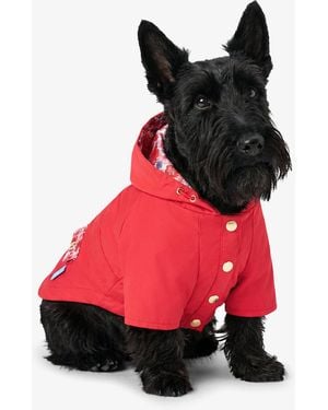 Draper James Red Hooded Pocket Jacket