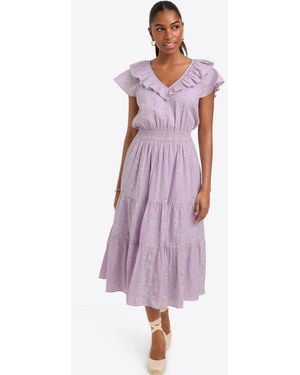 Draper James Marie Midi Dress - Purple