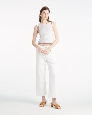 Draper James Sweater Tank - White