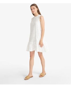 Draper James Tommie Mini Dress In Embroidery - White