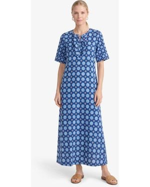 Draper James Tyra Maxi Dress - Blue