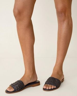 Draper James Rattan Sandal - Blue