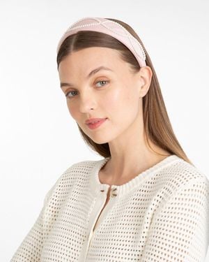 Draper James Pearl Satin Headband - Natural