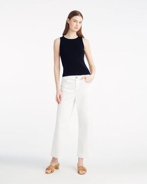 Draper James Sweater Tank - White