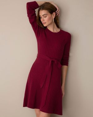 Draper James Camden Dress In Burgundy - Red