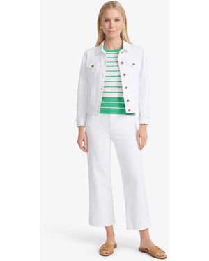 Draper James White Denim Jacket