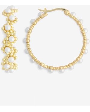 Draper James Hoop Earrings - Metallic