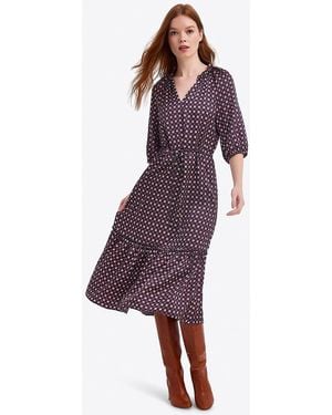 Draper James Martina Midi Dress - Purple