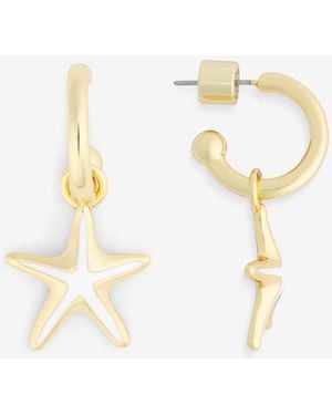 Draper James Starfish Hoops - White