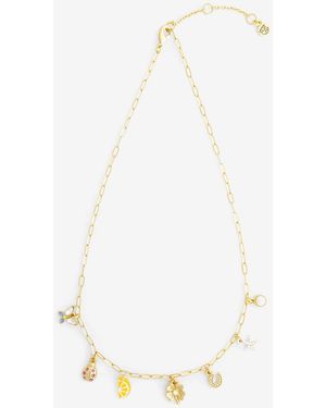 Draper James A Little Luck Charm Necklace - Blue