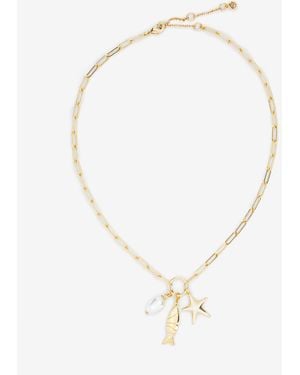 Draper James Charm Necklace - White