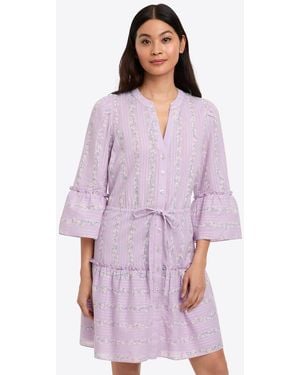 Draper James Avery Shirtdress - Purple