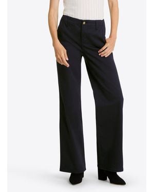 Draper James Wide Leg Trouser - Black