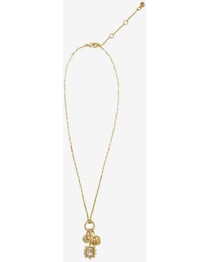 Draper James Holiday Charm Lariat Necklace - White
