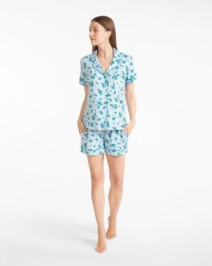 Draper James Sara Pajama Set In Berries - Blue