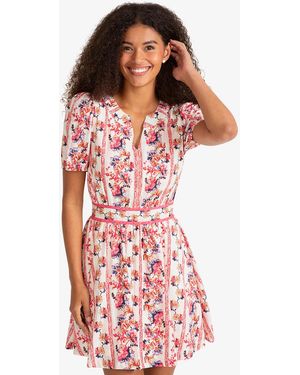Draper James Kim Mini Floral Dress - Red