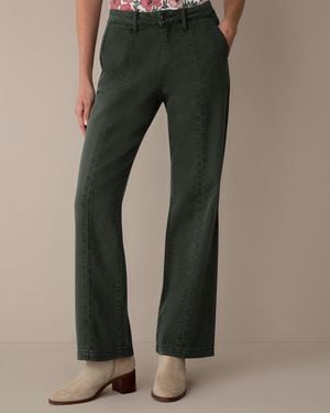 Draper James Pants In Dark Green - Brown