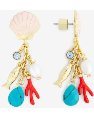 Draper James Charm Studs - White