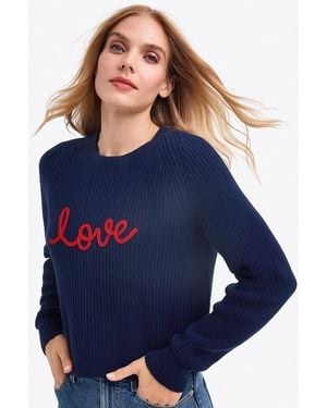 Draper James Crewneck Sweater - Blue