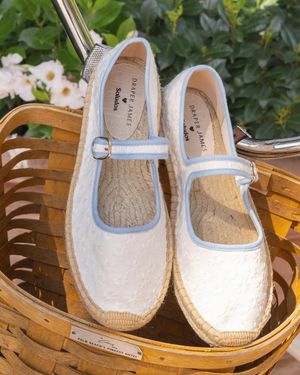 Draper James Soludos Mary Jane Espadrilles - White