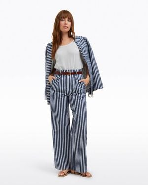 Draper James Wide Leg Pants - Blue