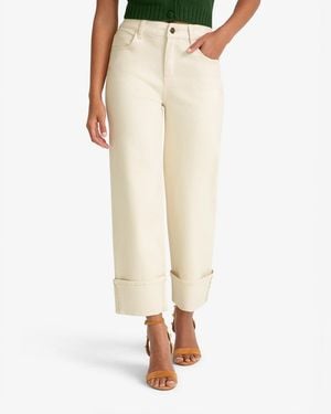 Draper James Cuffed Bottom Pant - Natural