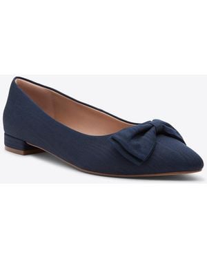 Draper James Annabelle Bow Flat - Blue