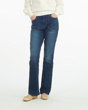 Draper James Patch Pocket Denim Baby Boot - Blue