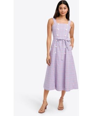 Draper James Kylie Love Circle Midi Dress - Purple