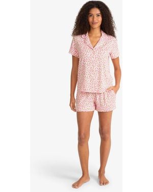 Draper James Sara Pajama In Wild Rose - Pink