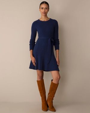 Draper James Camden Dress In Navy - Blue