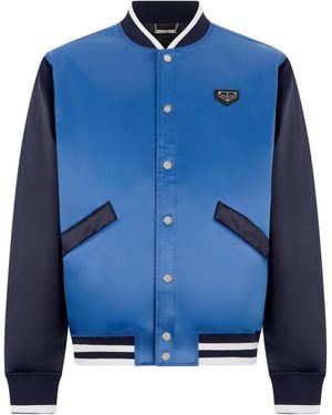 Philipp Plein Bomberjack Logo - Blauw