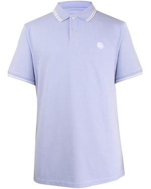 Pretty Green Mannen Barton Kortebloemig Poloshirt (Pastelblauw)