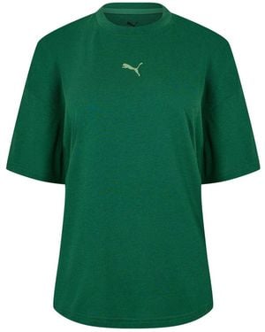 PUMA Trein Oversized T-Shirt (Wijnstokgroen)