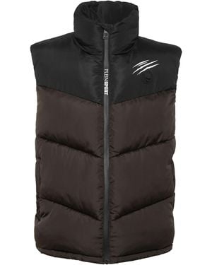 Philipp Plein Fitness ,Zwart ,Nylon Kort Vest