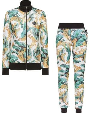 Philipp Plein Trainingspak: Top & Broek - Groen