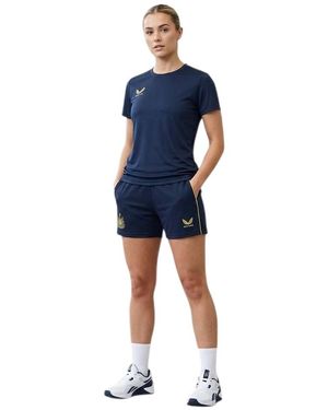 Castore Newcastle United Fc Voetbalshort (Koolstof) - Blauw