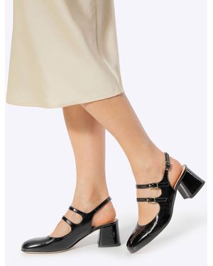Wittchen Leren Pumps Met Bandjes Natuurlijk Leer - Naturel