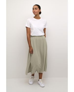 Kaffe Rok Regular Fit Vetiver - Naturel