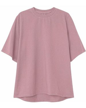 Basiclo Oversized Premium T-Shirt Dusty - Roze