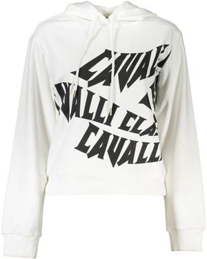 Roberto Cavalli Cotton Jumper - White