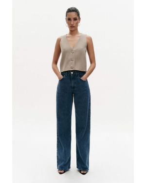 Bennu Blauwe Katoenen Jeans