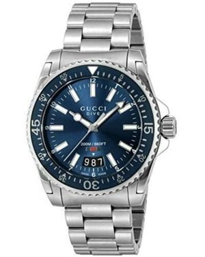 Gucci Swiss Quartz Dive Watch - Metallic