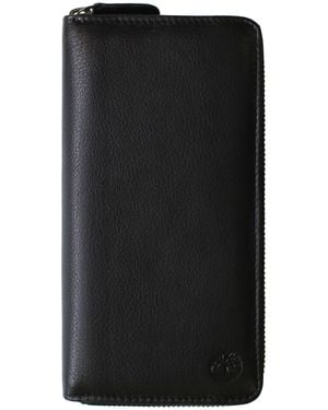 Timberland Logo Wallet Cowhide - Black