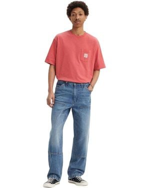 Levi's 568 Loszittende Spijkerbroek - Rood