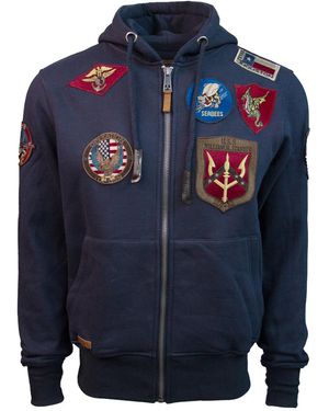 top gun Sweatjacke Tg20191057 - Blauw